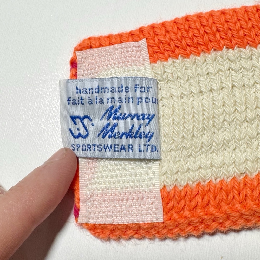 Vintage Murray Merkley Wool Knit Headband - Picture 9 of 9
